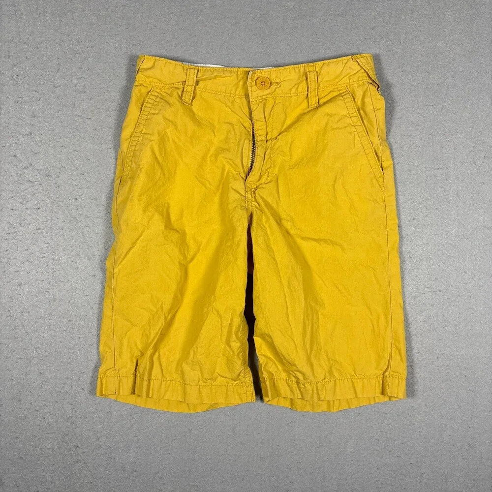 Old Navy Kids Yellow Chino Shorts Size 8